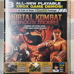 MORTAL KOMBAT SHAOLIN MONKS xbox Official DEMO #48 TOM CLANCY With Case