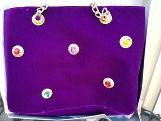 Velvet Hand Bag