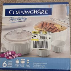 Corning Ware 6-Piece Bake Set (New/in Box)