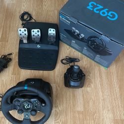 Logitech G923 Wheel Pedals Shifter Xbox 