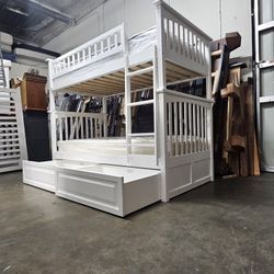 Twin Bunk Bed  And Mattress