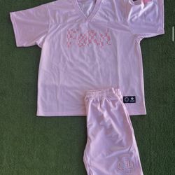 Pink chrome hear set