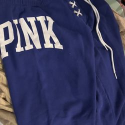 Victoria’s Secret Pink- Blue Sweatpants