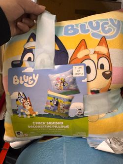 Bluey Soft Plush Stuffed Pillows Set