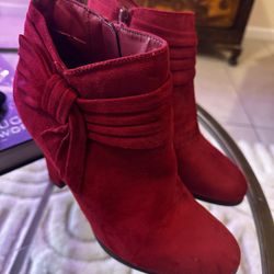 Women’s Red Booties