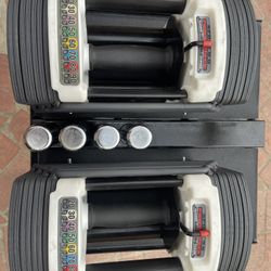 Powerblocks 50 Pounds Each With Stand