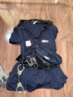Women's Police Officer Halloween Costume With Accessories