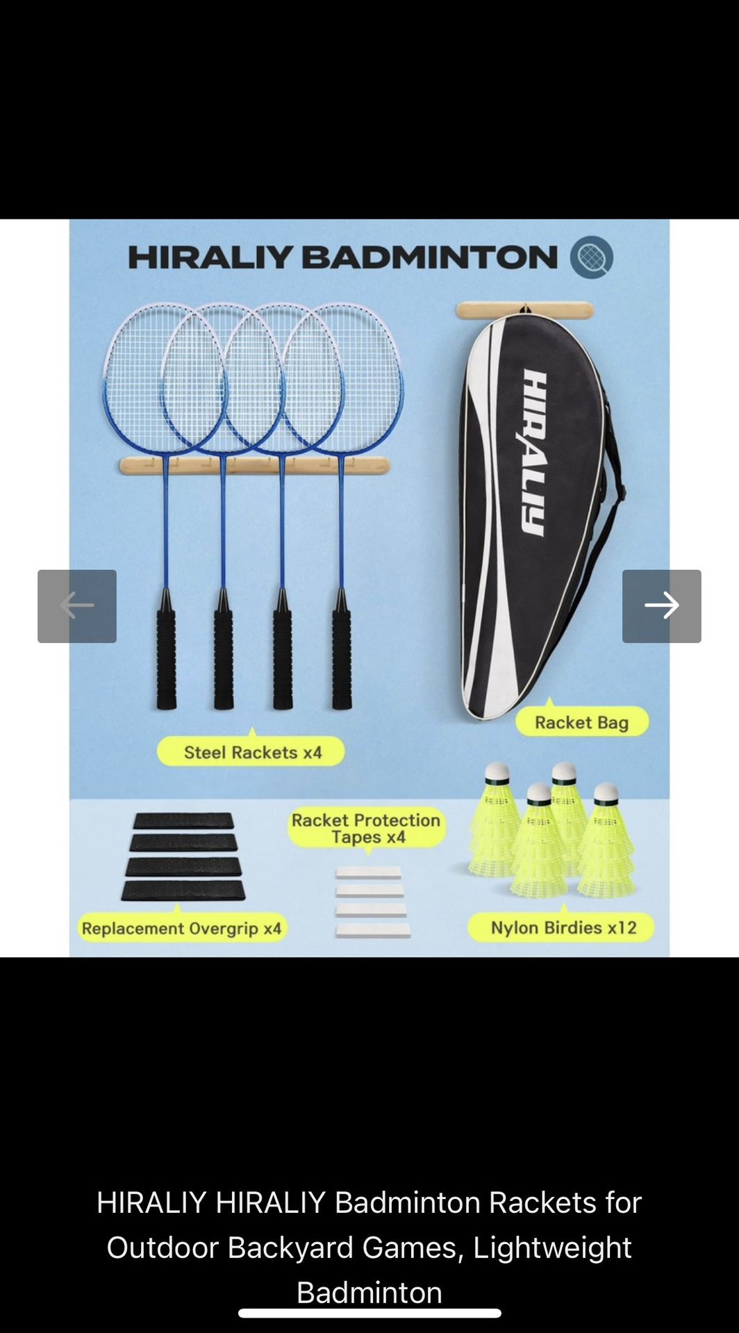 Hiraliy Badminton Set 