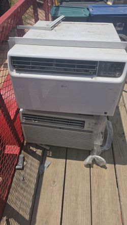 Dinning table six chair.  A/C unit 14,000
