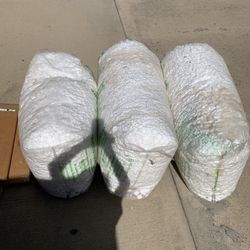 3  14 Cubic Foot Bags Of Popcorn/Peanuts