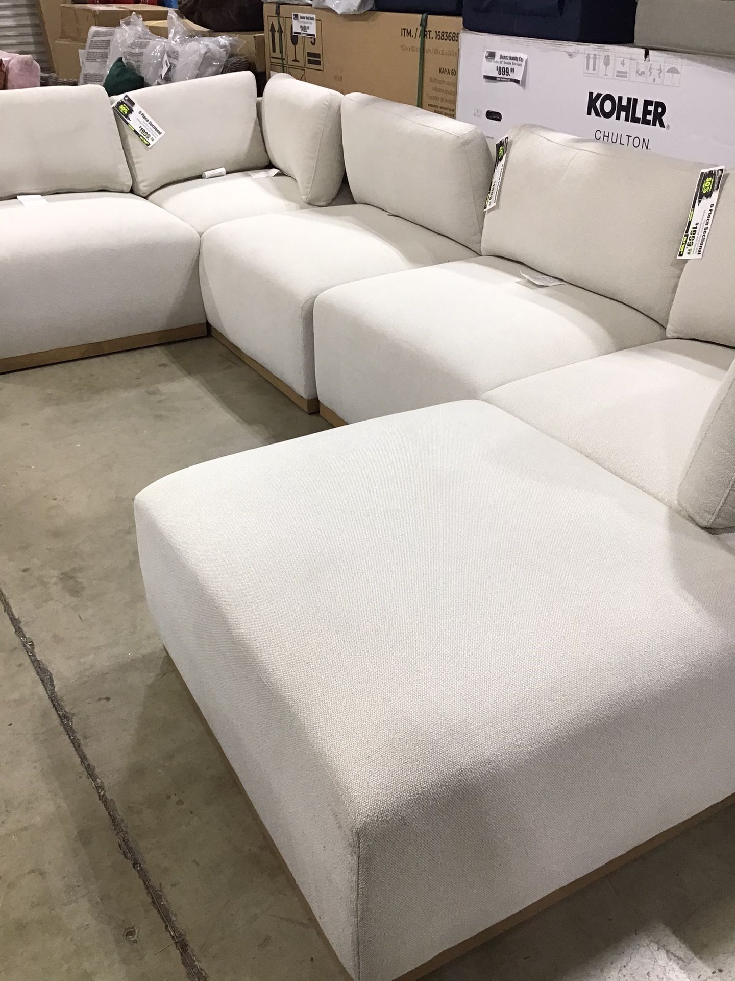6 Piece Sectional With Ottoman