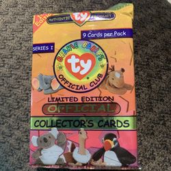Beanie babies 1st Edition Collector Cards
