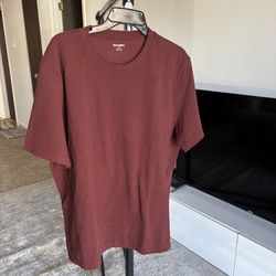 Men's Old Navy Solid Crew Neck Built in Flex Shirt