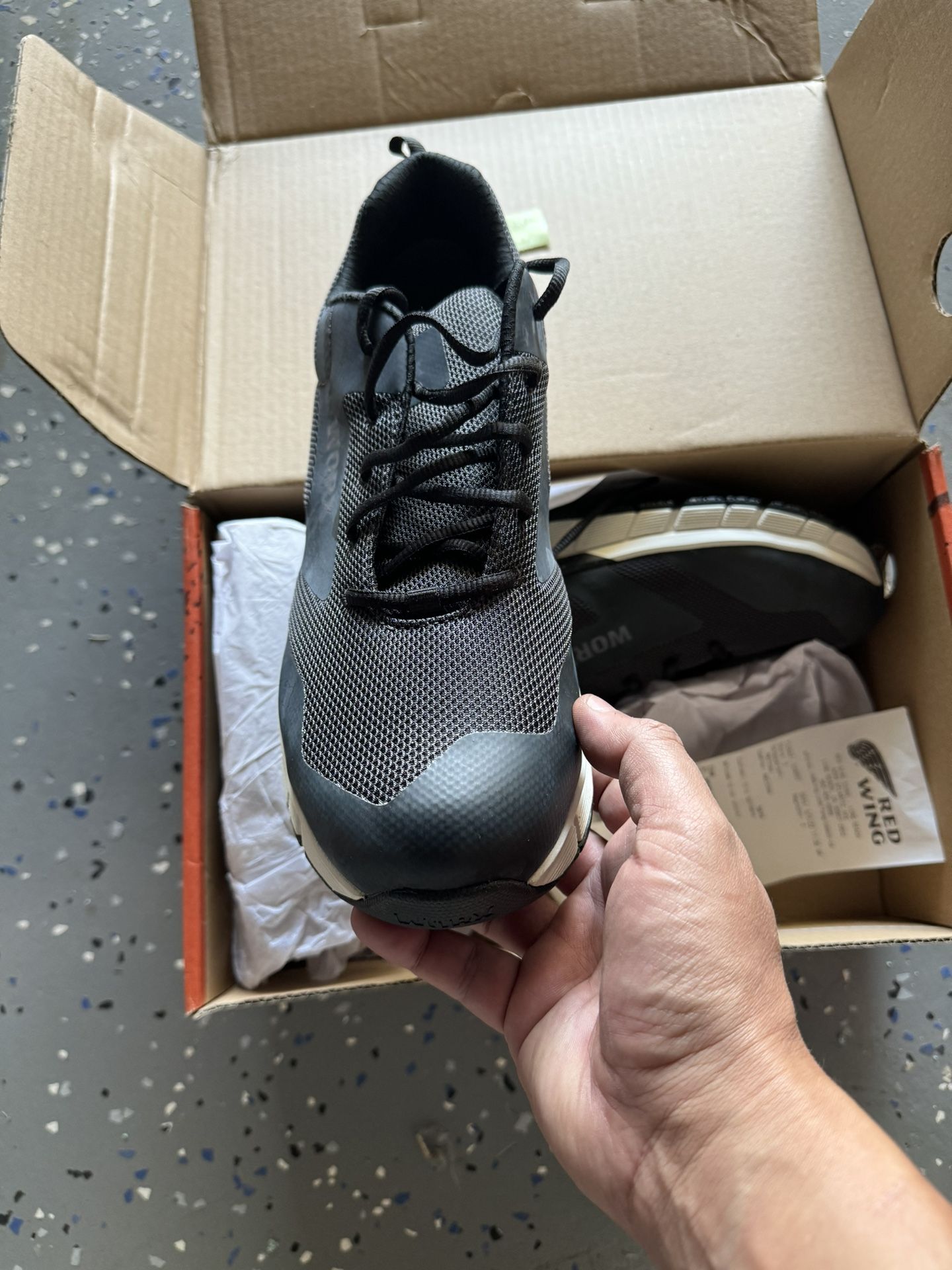 Worx By Red Wing Men\'s Black and Gray Shoes Size 7.5 Men main image 4