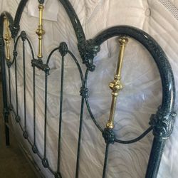 Queen Size Headboard with Metal Frame 