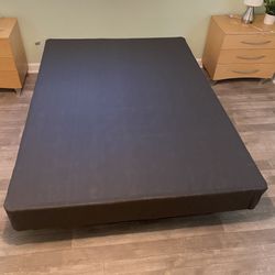 Full Size BOX SPRINGS Foundation for Mattress New Of Factory With it’s Plastic Available In All Size Delivery Same Day 🚚