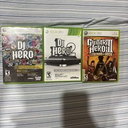 Guitar Hero 3 And Dj Hero’s 1 And 2