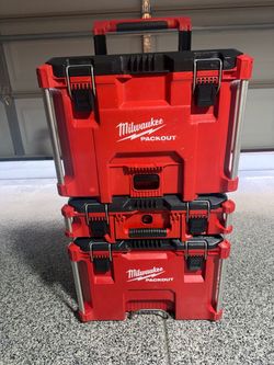 Milwaukee Packout Tool Box Set of 3