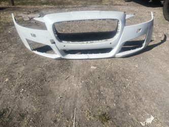 2016-2020 White Jaguar XF Front Bumper t2h3937lml OEM