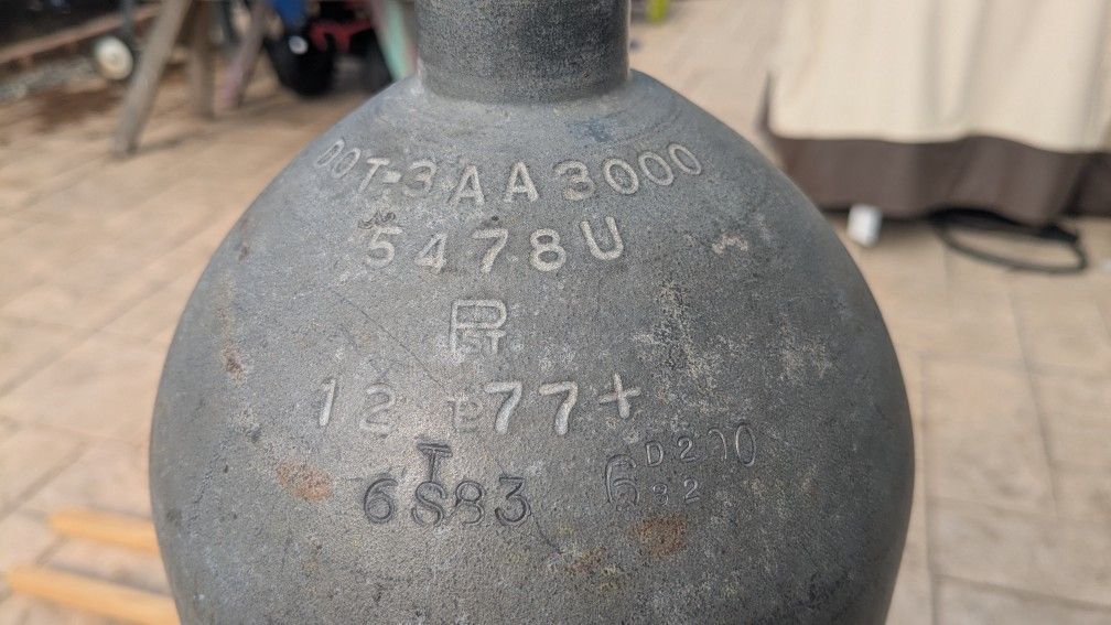 Local 1(contact info removed)psi Steel Scuba Tank