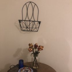 Bohemian Black Wire Hanging Plant Holder