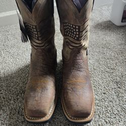 Hoss Composite Tow Cowboy Work Boots 10.5
