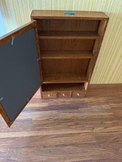 Solid oak cabinet