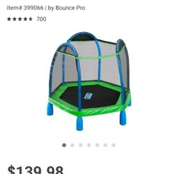New Kids 7' Trampoline 