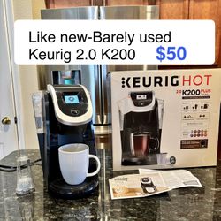 Barely used, Super Clean Keurig 2.0 K200 Coffee Maker