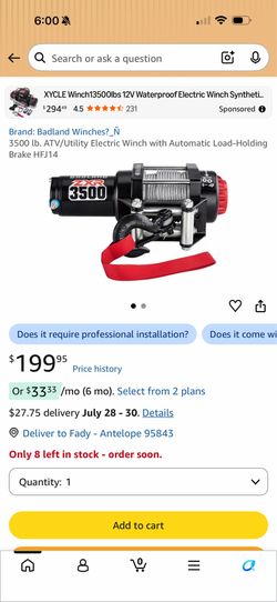 Electric winch