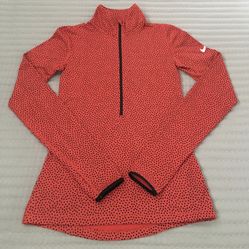 NikePro Dri-Fit/Designer/Long Sleeve Zip Top/ Exercise/Workout/Run/Casual Wear/Activewear/Size Small - NEW!