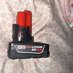 Milwaukee 3.0 Mah  M12  Brand New Battery