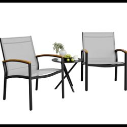 3-Piece Outdoor Patio Bistro Set