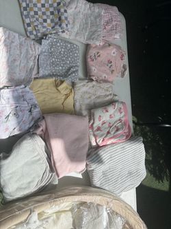 Baby blankets, towels and play activity and gym