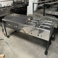 Taco Cart Griddle And Food Warmer