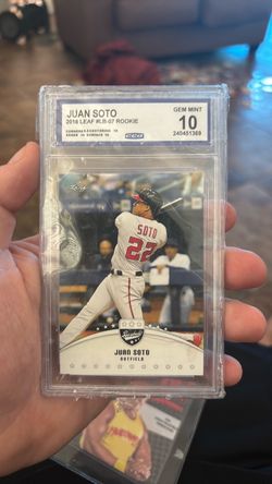 Juan Soto rookie slabbed 10
