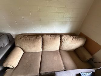 3-Seat Fabric Sofa Couch