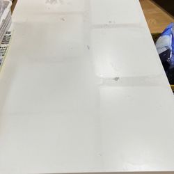 (2) White Tables