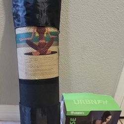 Yoga Mat & Yoga Exercise Ball