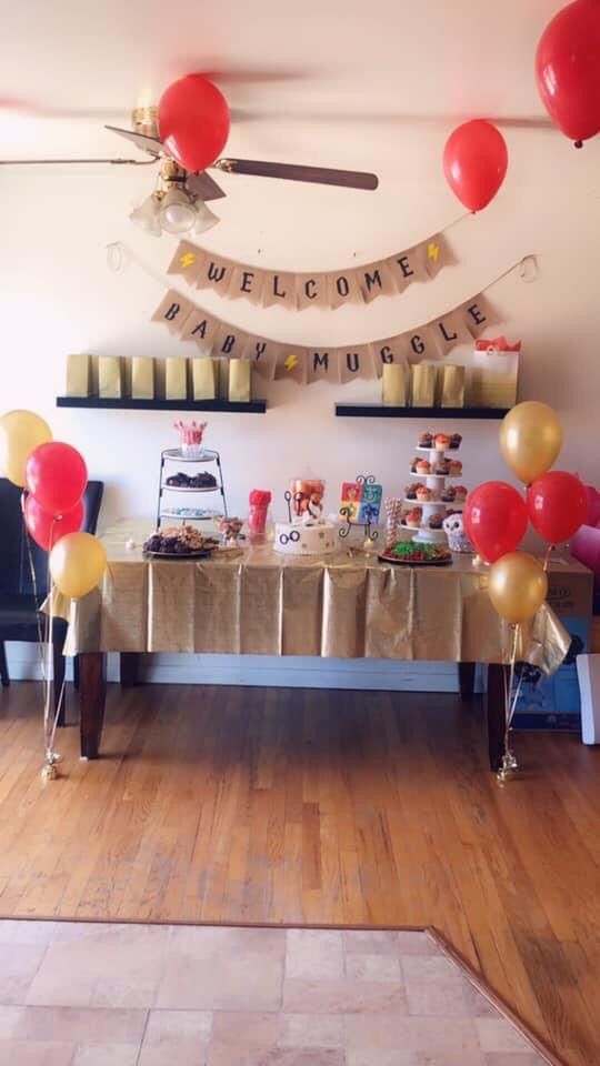 Harry Potter Baby Shower Decor