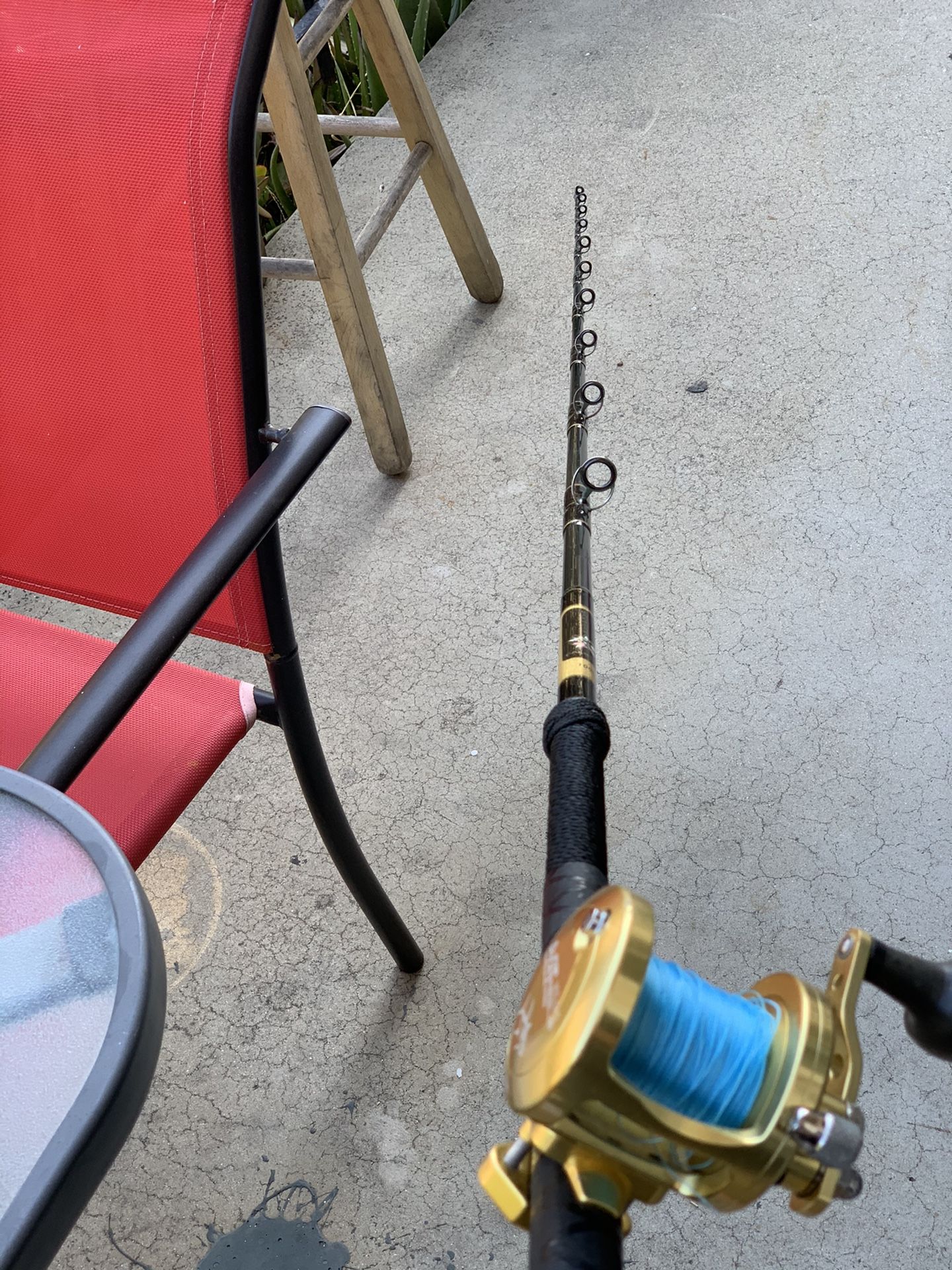 Calstar custom fishing rod