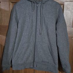 Adult Size Large Zip-Up Sweatshirt