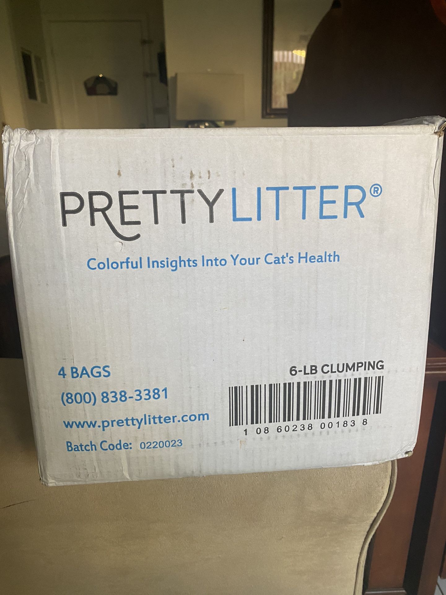 Cat litter - Unopened Box (4bags) 
