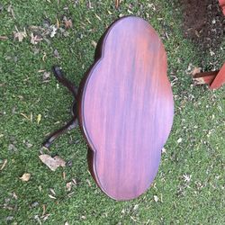 Carved-Leg Side Table