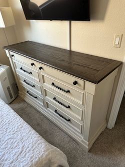 Bedroom Dresser + 2 Nightstands