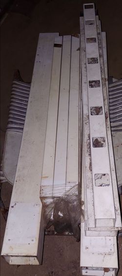 White Banister set