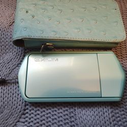 Casio Exilim TR15 TR350 Tiffany Green Digital Camera Point And Shoot Selfie HD Recording Recorder 