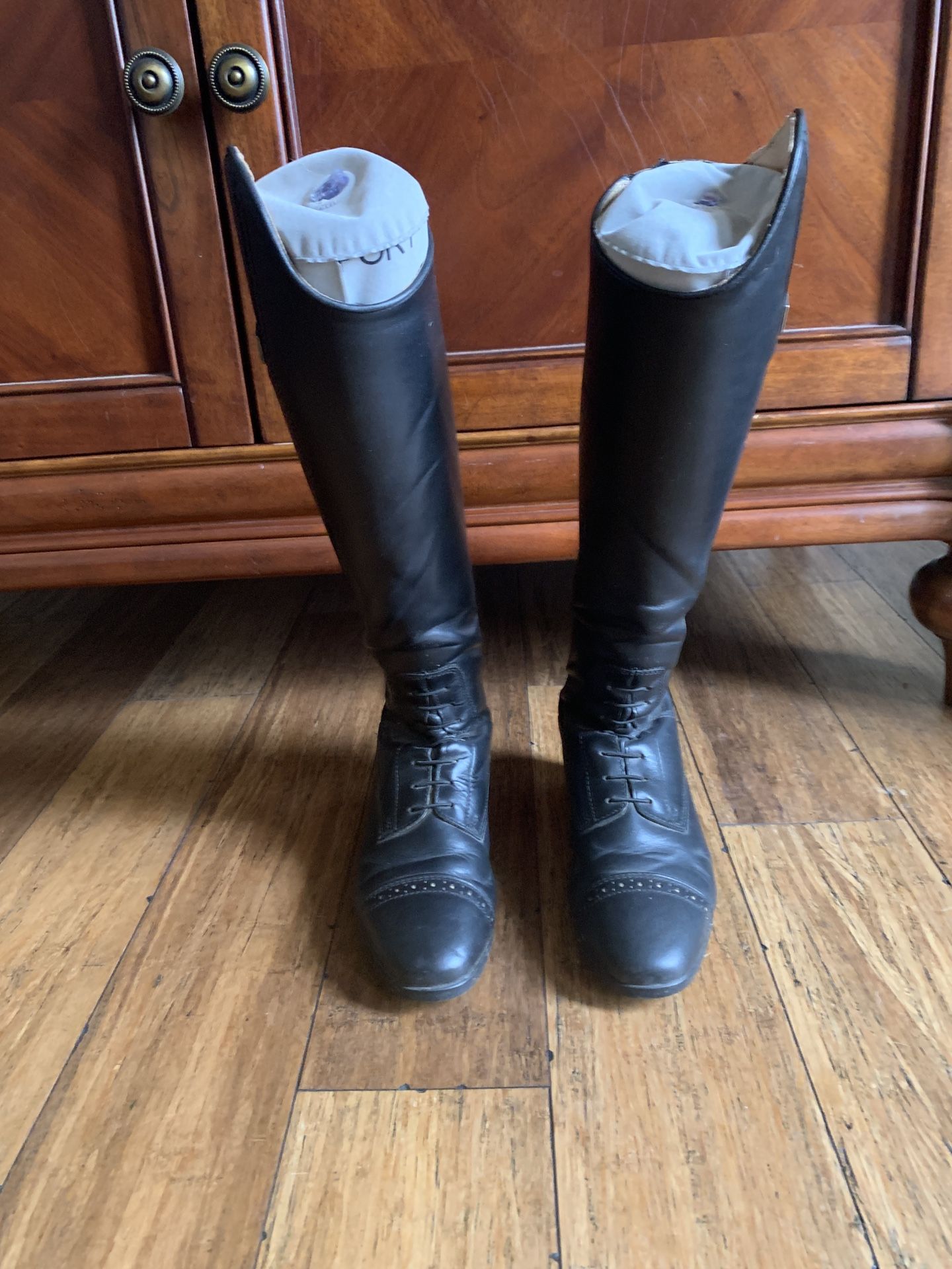 Riding sport ladies field/ tall Slim calf, size 1/2