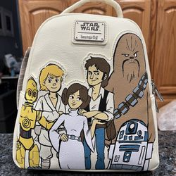 Disney Parks Loungefly Star Wars Mini backpack.  Brand new With Tags