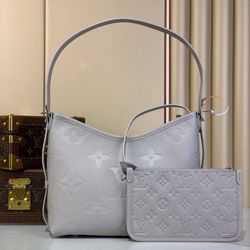 Louis Vuitton Carryall Cow Leather Shoulder Bag